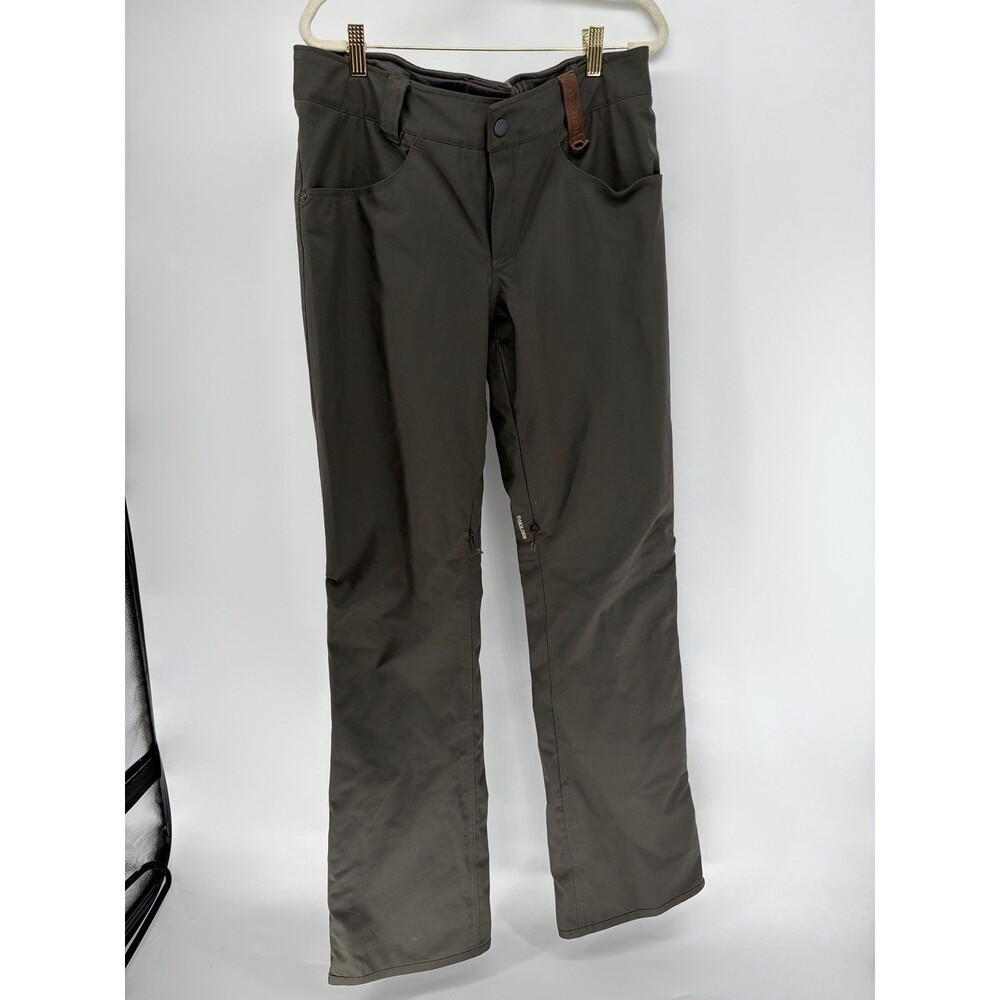 Holden Standard Shell Ski Snowboard Pants XL Skinny Fit Olive Green